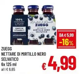 Famila Market ZUEGG NETTARE DI MIRTILLO NERO SELVATICO offerta