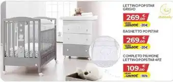 Bimbo Store LETTINO POPSTAR GRIGIO offerta