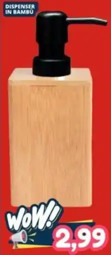 Cossuto DISPENSER IN BAMBU offerta