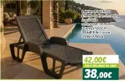 Orizzonte Lettino Pool fisso offerta