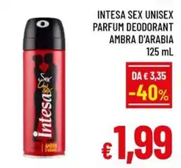 Famila Market Intesa Sex Unisex Parfum Deodorant Ambra D'Arabia offerta