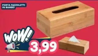 Cossuto PORTA FAZZOLETTI IN BAMBU offerta