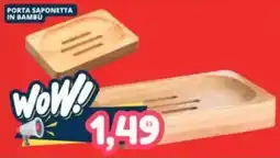 Cossuto PORTA SAPONETTA IN BAMBU offerta
