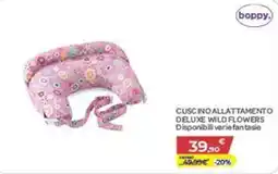 Bimbo Store boppy. CUSCINO ALLATTAMENTO DELUXE WILD FLOWERS offerta