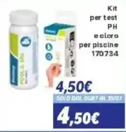 Orizzonte Kit per test PH e cloro per piscine offerta