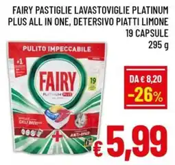 Famila Market Fairy pastiglie lavastoviglie platinum plus all in one offerta