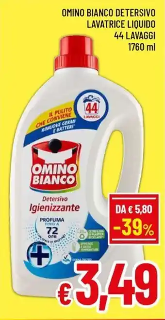 Famila Market Omino Bianco Detersivo Lavatrice Liquido offerta