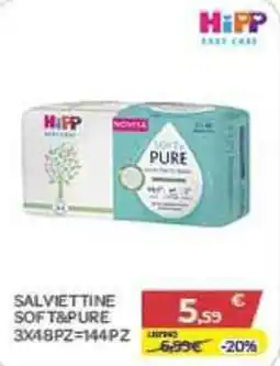 Bimbo Store HiPP SALVETTINE SOFT & PURE offerta