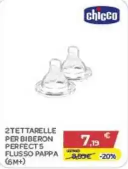 Bimbo Store Tettarelle per biberon Perfect 5 Flusso Pappa chicco offerta