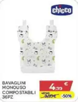 Bimbo Store Bavaglini Monouso Compo Stabili Chicco offerta