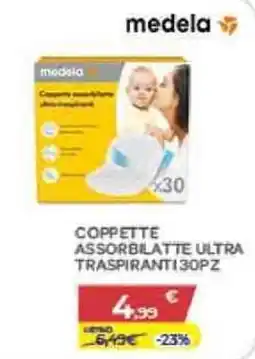 Bimbo Store medela Coppette assorbilatte ultra traspiranti offerta