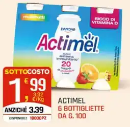 Supermercati Dok Actimel multifrutti offerta