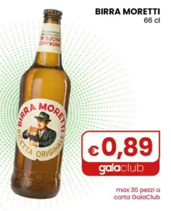 Gala Supermercati Birra Moretti offerta