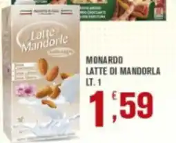 Conté Supermercati Monardo latte di mandorla offerta