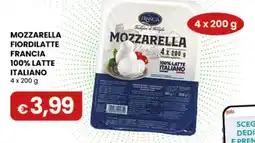 Gala Supermercati Mozzarella Fiordilatte Francia offerta