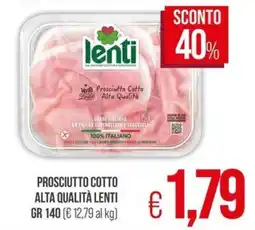 PrestoFresco Prosciutto Cotto Alta Qualità Lenti offerta