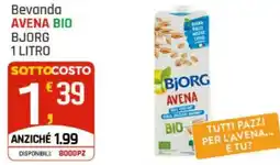 Supermercati Dok Beverage Avena Bio Bjorg offerta