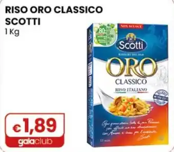 Gala Supermercati Riso Oro Classico Scotti offerta