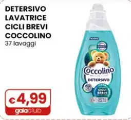 Gala Supermercati Detersivo lavatrice cicli brevi coccolino offerta