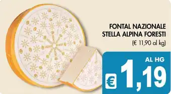 PrestoFresco FONTAL NAZIONALE STELLA ALPINA FORESTI offerta