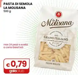 Gala Supermercati Pasta di semola La Molisana offerta