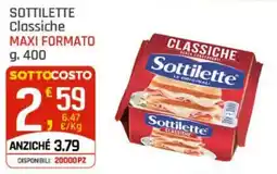 Supermercati Dok Sottilette Classiche offerta