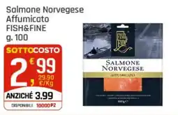 Supermercati Dok Salmone Norvegese Affumicato FISH&FINE offerta