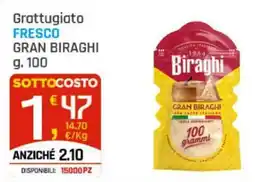 Supermercati Dok Grattugiato FRESCO GRAN BIRAGHI offerta