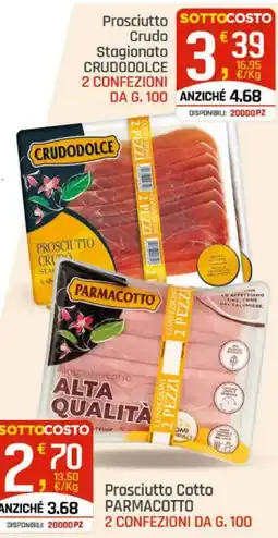 Supermercati Dok Prosciutto Crudo Stagionato CRUDODOLCE offerta