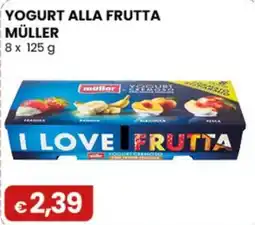 Gala Supermercati YOGURT ALLA FRUTTA MÜLLER offerta