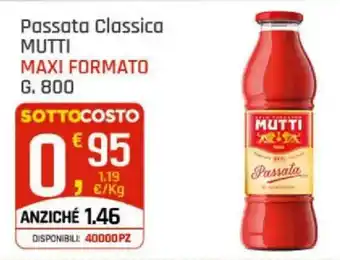 Supermercati Dok Passata Classica MUTTI offerta