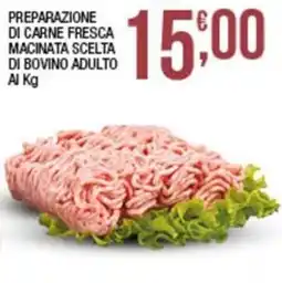 Sidis PREPARAZIONE DI CARNE FRESCA MACINATA SCELTA DI BOVINO ADULTO offerta