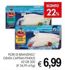 PrestoFresco Fiori di Branzino/Orata Capitan Findus offerta