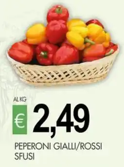 PrestoFresco PEPERONI GIALLI/ROSSI SFUSI offerta