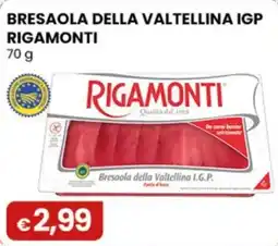 Gala Supermercati Bresaola della Valtellina IGP Rigamonti offerta