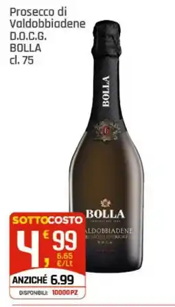 Supermercati Dok Prosecco di Valdobbiadene D.O.C.G. BOLLA offerta