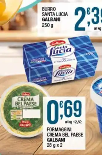 Sidis Burro Santa Lucia Galbani offerta