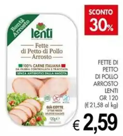 PrestoFresco Fette di Petto di Pollo Arrosto Lenti offerta