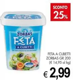 PrestoFresco ZORBAS FETA A CUBETTI offerta