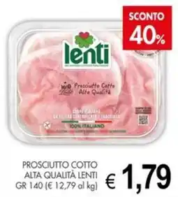 PrestoFresco Prosciutto Cotto Alta Qualità Lenti offerta