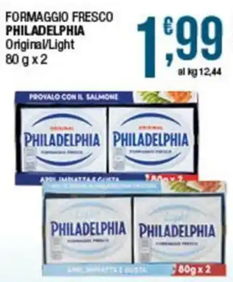 Sidis Formaggio fresco Philadelphia Original/Light offerta