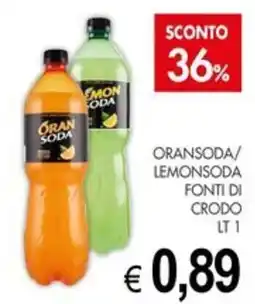 PrestoFresco Oransoda/Lemonsoda Fonti di Credo offerta