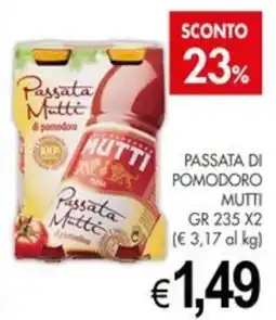 PrestoFresco Passata di pomodoro Mutti offerta