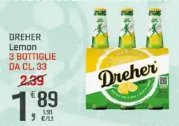 Supermercati Dok Dreher Lemon offerta
