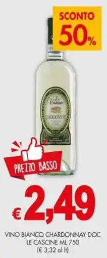 PrestoFresco Le Cascine Chardonnay DOC offerta