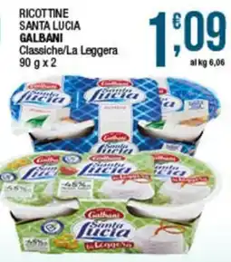 Sidis Ricottine Santa Lucia Galbani offerta