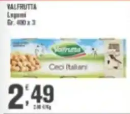 Conté Supermercati Valfrutta Ceci Italiani offerta