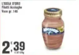 Conté Supermercati L'ISOLA D'ORO Filetti Acciughe offerta