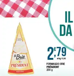 Sidis FORMAGGIO BRIE PRÉSIDENT offerta