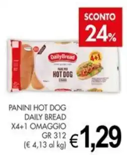 PrestoFresco Panini Hot Dog Daily Bread offerta